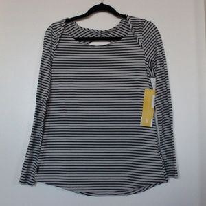 Lole Stripe Long Sleeve Top NWT